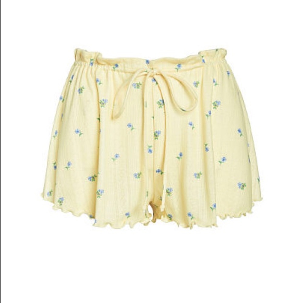 For Love & Lemons Blossom Pointelle Shorts - Picture 5 of 7